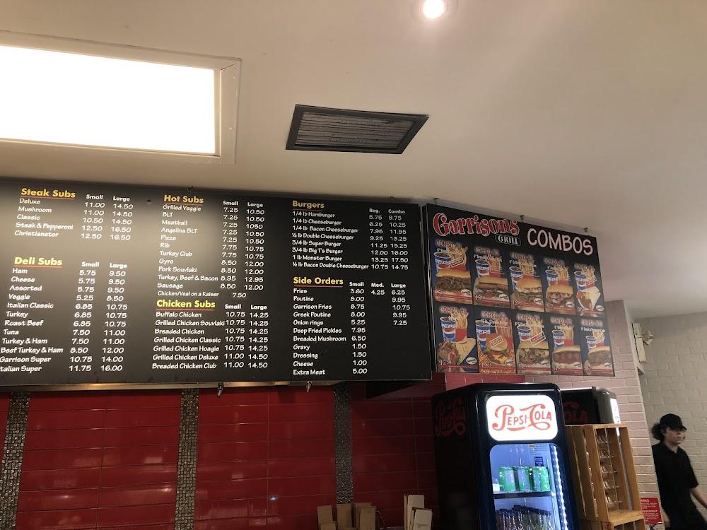 Garrisons Grill Menu image 1